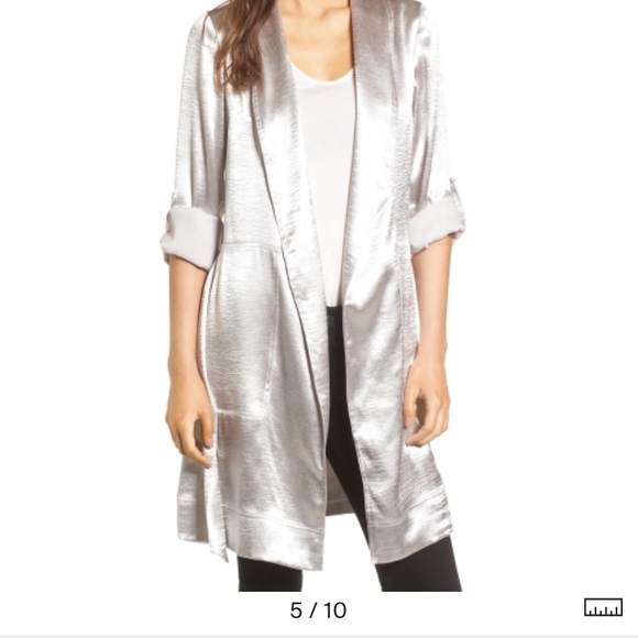 Line & dot reue silver coat jacket - Picture 4 of 8